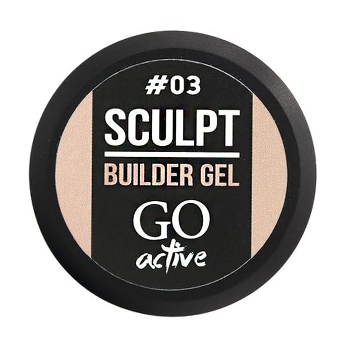 Білдер-гель для нігтів GO Active Sculpt Builder Gel 03 Natural, 12 мл